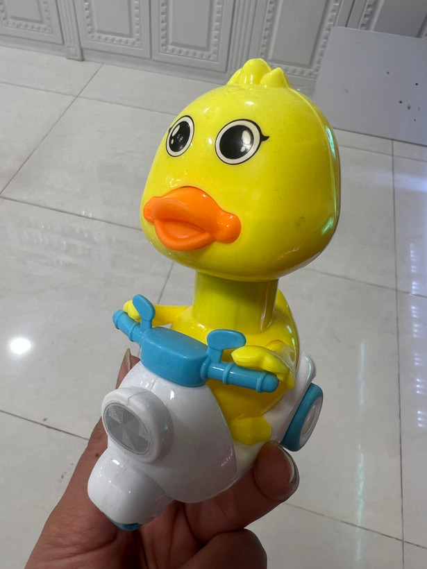 اسباب بازي فشاري طرح جوجه و سگ