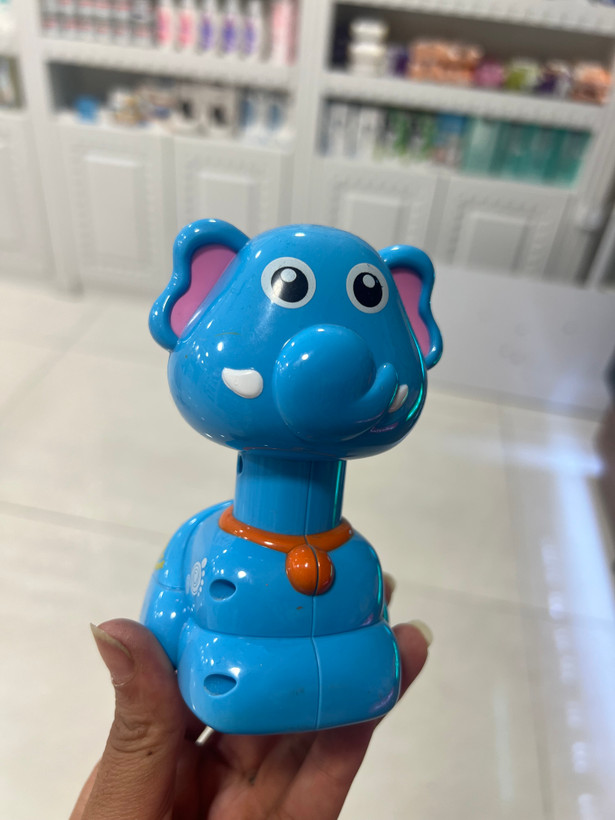 اسباب بازي فشاري طرح جوجه و سگ